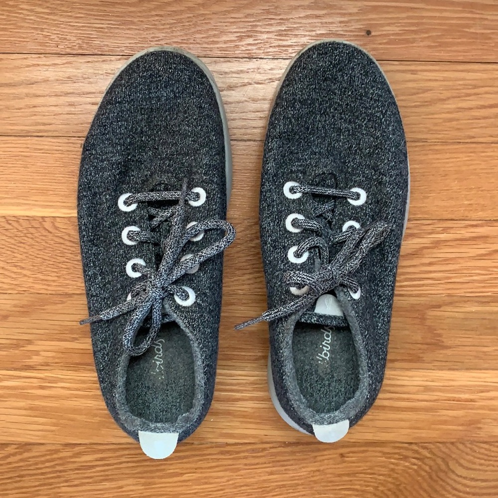 Lightly Used AllBirds Sneakers Dark Gray